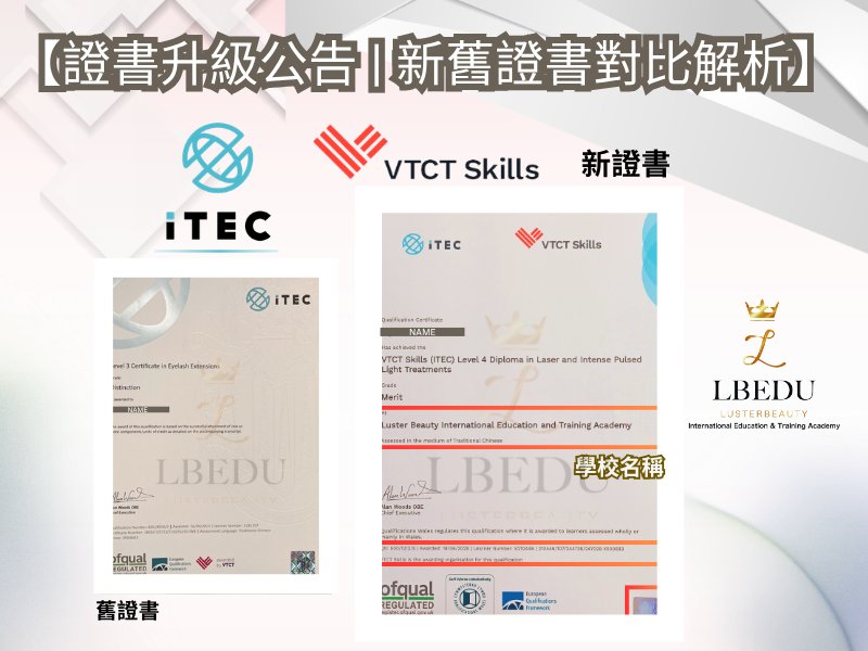 2026 VTCT iTEC 證書升級解析 四大差異拆解：列明考核中心名稱如何提升履歷防偽與移民優勢？