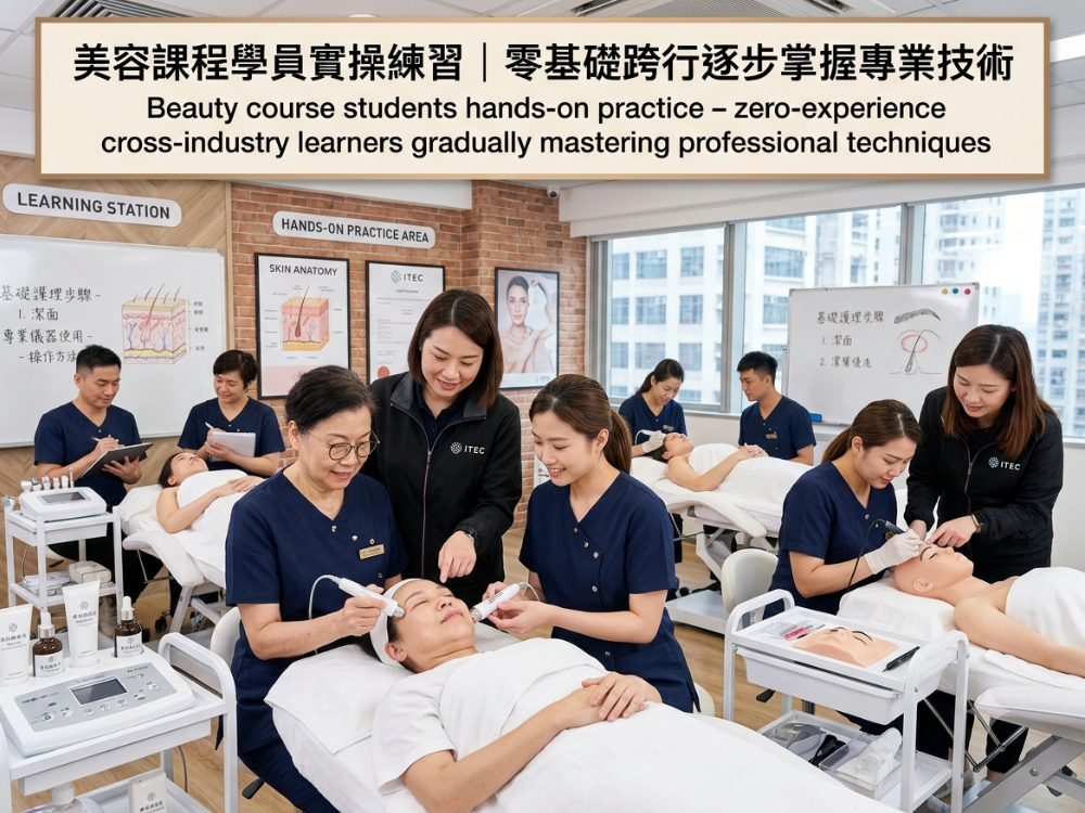 深耕專業進修，成功轉型美容事業