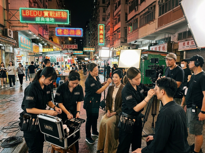 LBEDU化妝學校外景實習 - 電影拍攝現場與舞台化妝支援