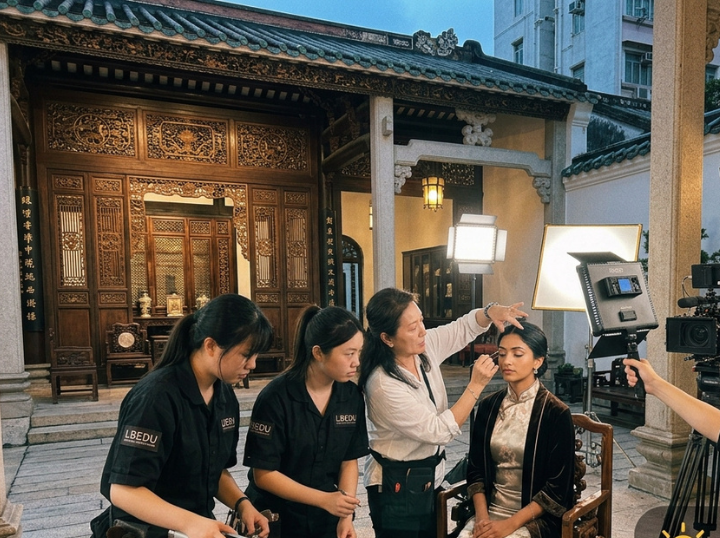 LBEDU 化妝團隊參與影視特效與舞台實習教學